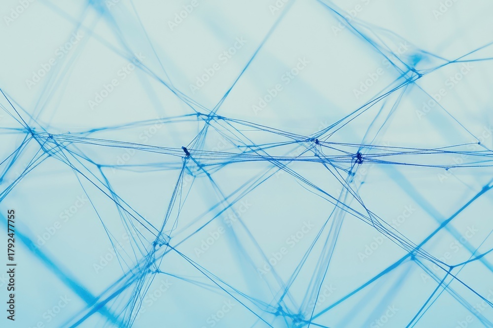 Obraz premium Abstract Scientific Grid — Data Flow and Structure