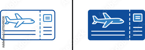 Travel Tickets: A minimalist depiction of two tickets, each representing the gateway to new adventures.