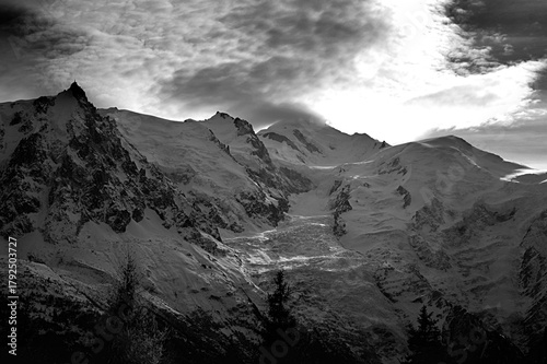 Mont blanc, cirque du fer à cheval, Alpes Haute savoie