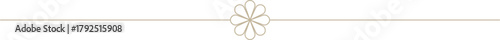 Indian Minimalistic Floral Motif text divider	
