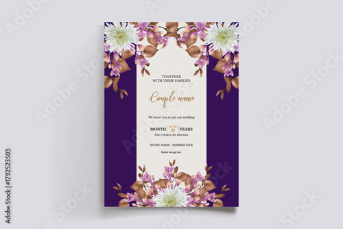 Save the date wedding invitation templates