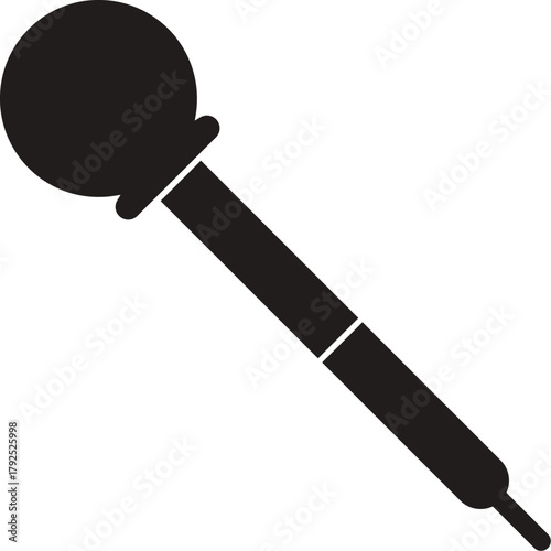 Dropper silhouette vector on white. eyedropper tool icon vector silhouette. Black silhouette of a pipette dropping on transparent background dropper icon symbol illustration. 