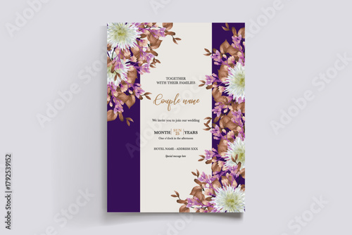 Save the date wedding invitation templates