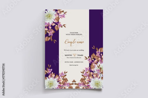 Save the date wedding invitation templates