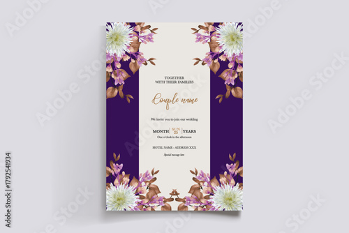 Save the date wedding invitation templates