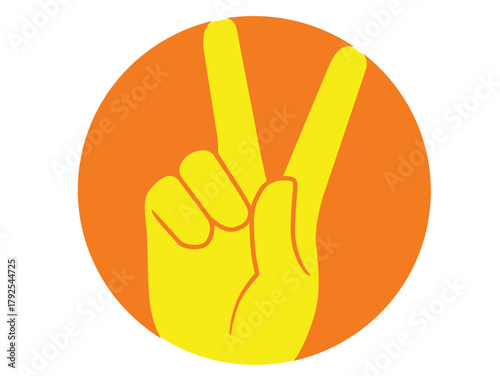 Peace or Victory Hand Sign
