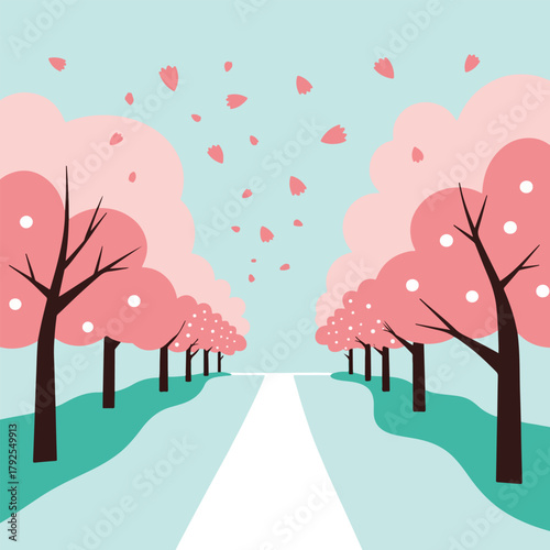 Cherry Blossom Path