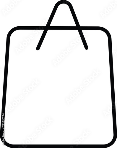 Simple Shopping Bag Icon