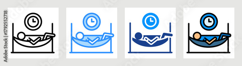 Time To Relax Icon Collection Set Multiple Style