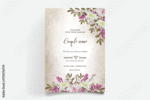 Save the date wedding invitation templates