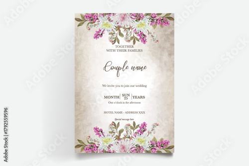 Save the date wedding invitation templates
