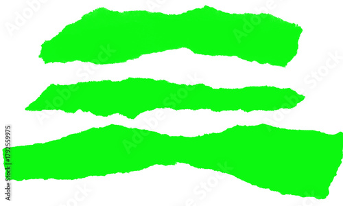 Wallpaper Mural Three neon green irregular shapes aligned horizontally on a black background space Torontodigital.ca