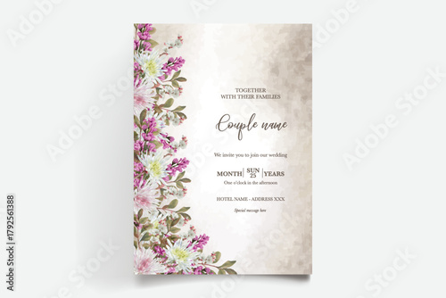 Save the date wedding invitation templates