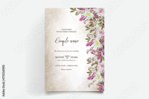 Save the date wedding invitation templates