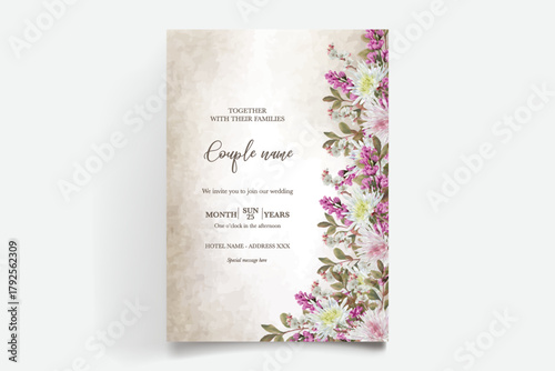 Save the date wedding invitation templates