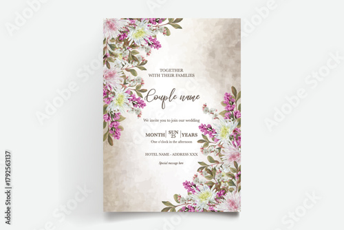 Save the date wedding invitation templates