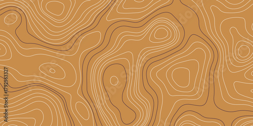 Abstract design with seamless pattern with lines topographic map. Neutral wavy lines soft earth tone color illustration pattern background fabric textile layout wallpaper print art 