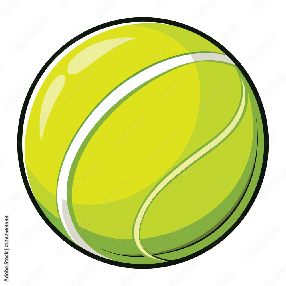 Obraz premium Tennis Ball Illustration