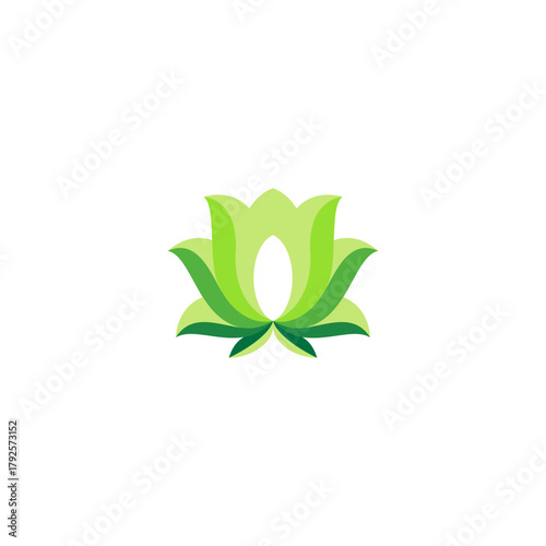 leaf logo design. Simple flat ecology, eco green, nature, organic, spring, floral, plant, environment concept. isolated on white background.