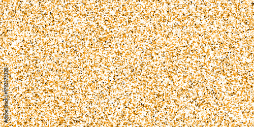 Abstract yellow and orange noise texture background.Orange grainy noise color background, orange grain banner and wallpapers. Sprinkle glitter gold dust on a black background with copy space.

