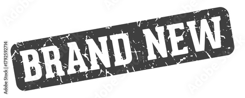 brand new rectangular sign. brand new stamp