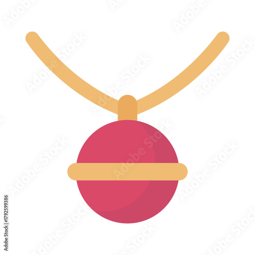 Necklace Vector Icon which can easily modify or edit