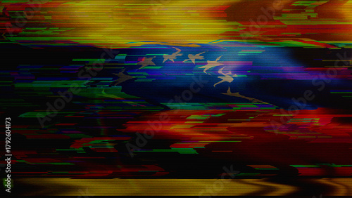 Venezuela digital technology flag