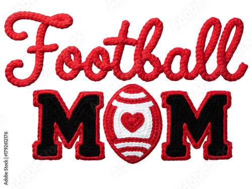 yarn Football mom PNG, faux yarn Football Png, Crochet football png, Game day Shirt design, football season png, football mom png
