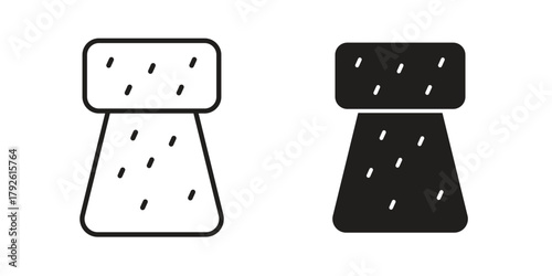 Cork icon logo design element. minimalist style icons