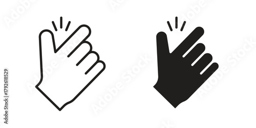 Easy to use icon logo design element. minimalist style icons