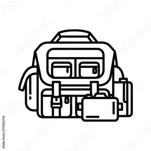 Travel camera bag and accessories