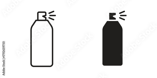 Spray icon logo design element. minimalist style icons