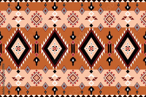 Ethnic ornament. Seamless Navajo pattern. Vector Illustration.Native American tribal fabric, tile, carpet, vector, illustration design	