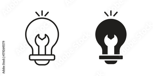 Technique icon logo design element. minimalist style icons