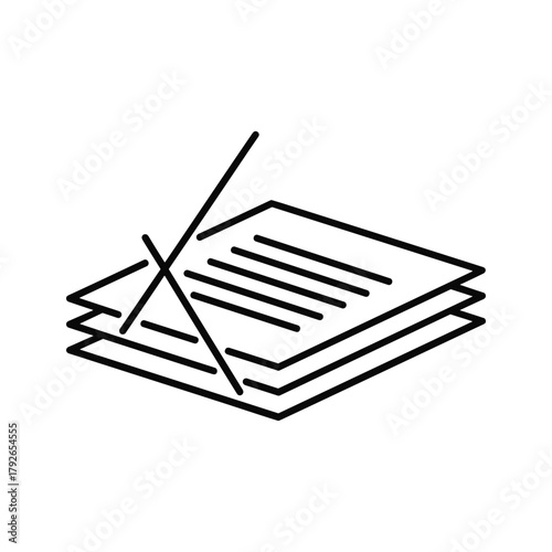 Icon representing zspace, three dimensional spatial depth, and layers