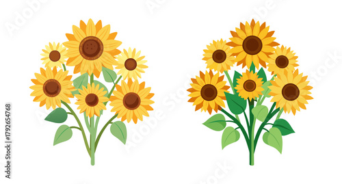 Vibrant sunflower arrangements for festive occasions and decor