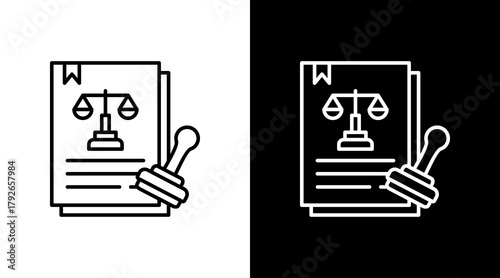 Validity  White Icon Set Design