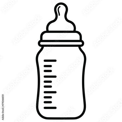 Baby bottle, a container for feeding infants with milk or formula