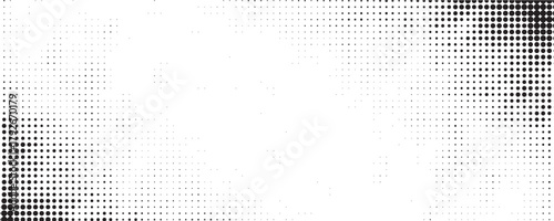 Halftone Dots Background. Grunge Distressed Overlay. Fade Abstract Pattern. Pop-art Texture. Vector eps 10