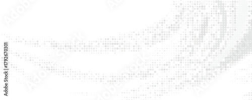 Halftone wave background. Curved gradient texture or pattern. Vector illustration.