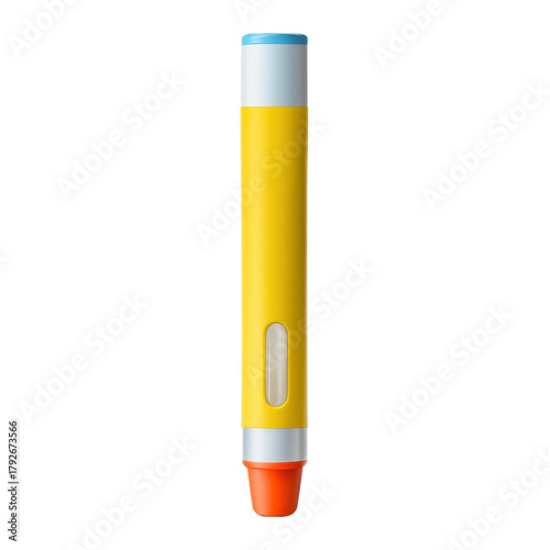 Auto-Injector Epinephrine Type isolated on transparent background