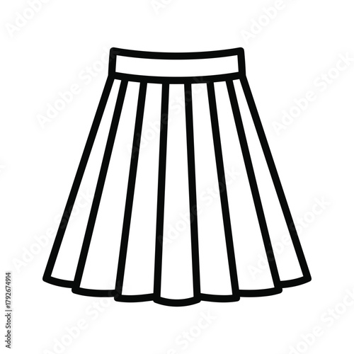 Line art icon of a bathtub filled with bubbles and water