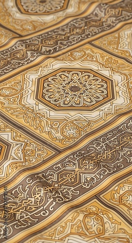 Elegant Moroccan Pattern Hijab Design