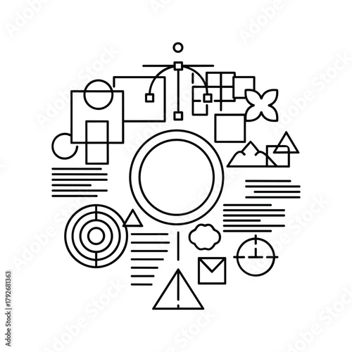 Outline icon of boxing helmet isolated on for martial arts