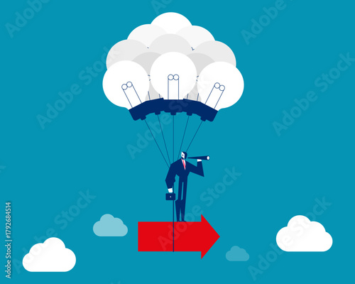 Robot. Artificial intelligence creating idea make growt up