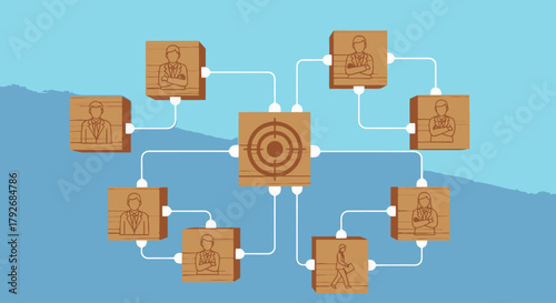 Targeted Marketing Strategy Concept