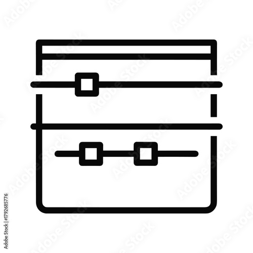 Sliders and controls for adjusting settings or parameters