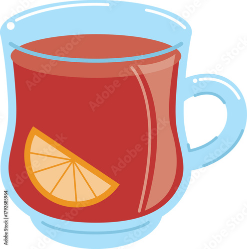 グラスに入ったサングリア