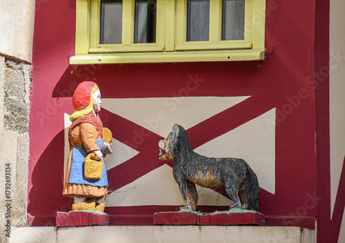 Fotografía petit chaperon rouge et le loup