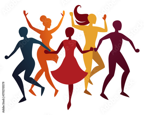 Creative Details Dancing Conga Vector Illustration | Music Instrument | Latin Percussion Design